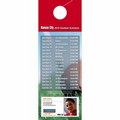 Kansas City Pro Football Schedule Door Hanger (4"x11")